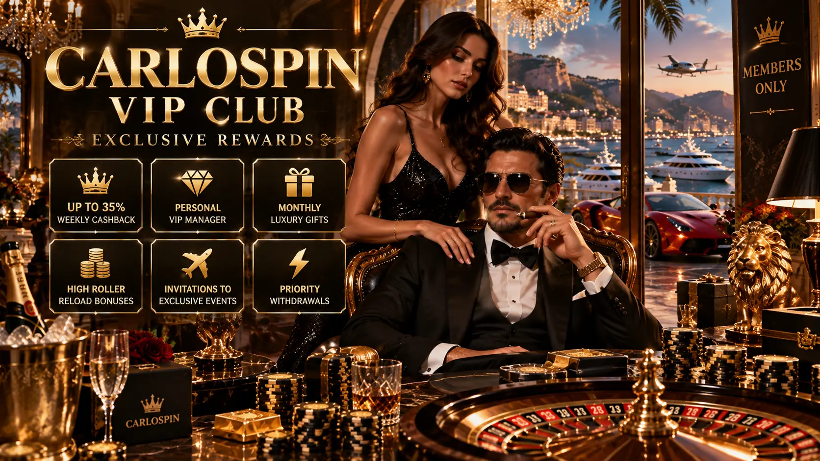 Carlospin Casino VIP-niveaus en cashback